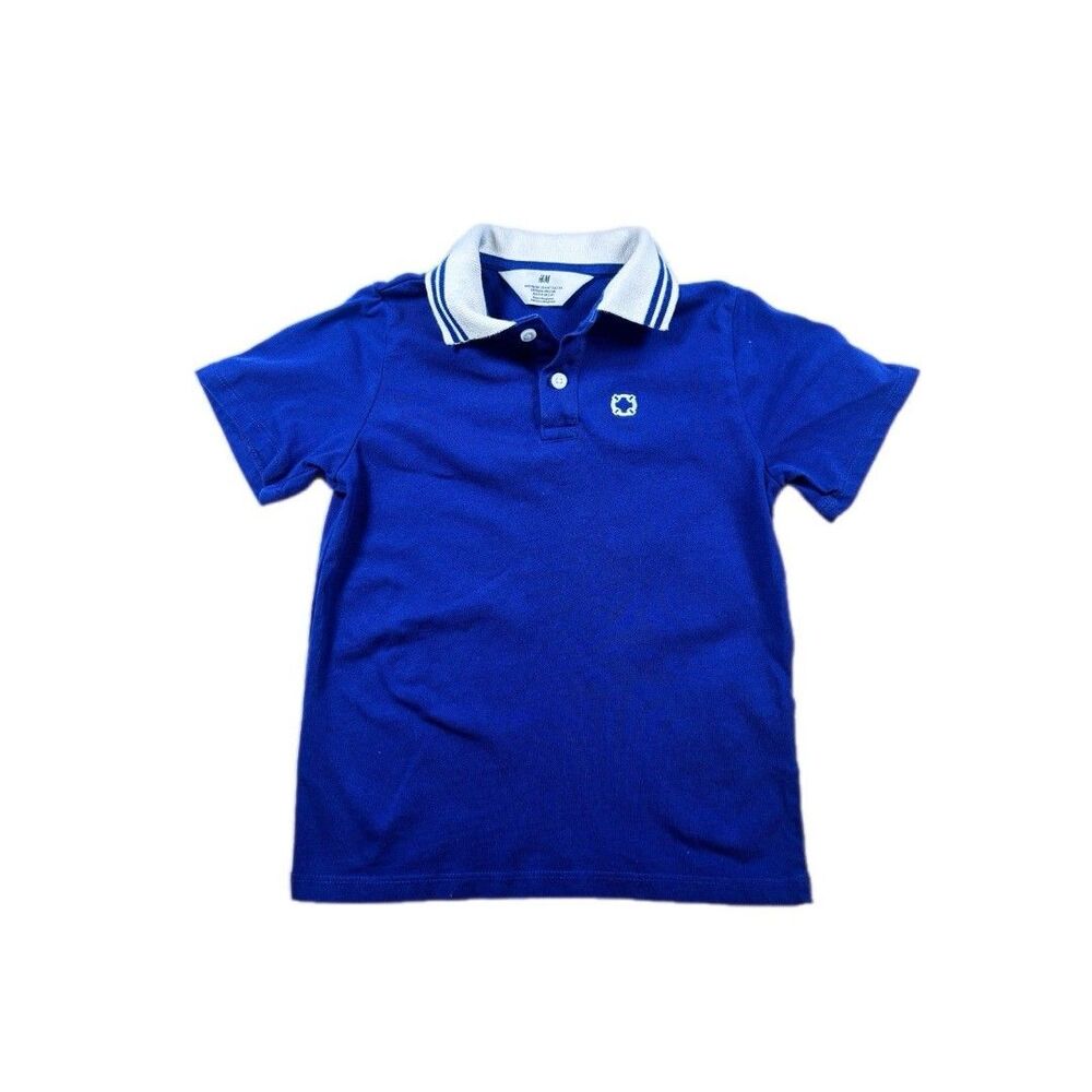 H&M COTTON JERSEY POLO SHIRT Size 3T-4T